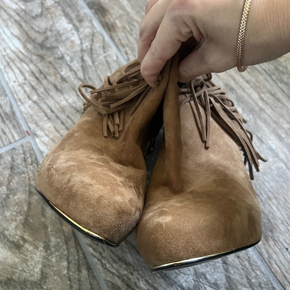 Sam Edelman Brown Keegan Ankle Boots with Fringe, Western feel, Women’s Size 7.5 - Picture 9 of 9